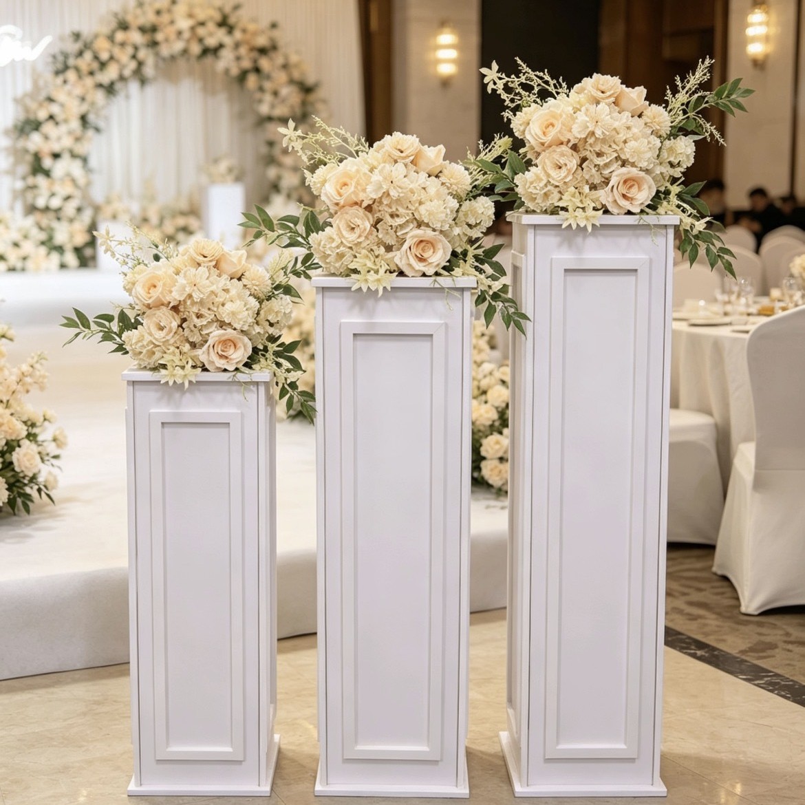 Wedding Props PVC Roman Column - đánh giá và giá Supply Wedding Venue