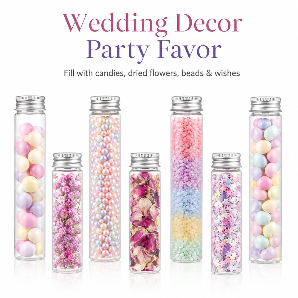 20pcs 50ml/100ml Clear Flat Tu - đánh giá và giá Wedding Souvenir