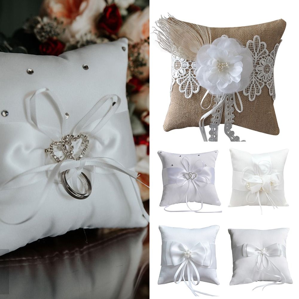 15*15cm 20*20cm Ring Bearer Pi - đánh giá và giá Ring Bearer Pillow