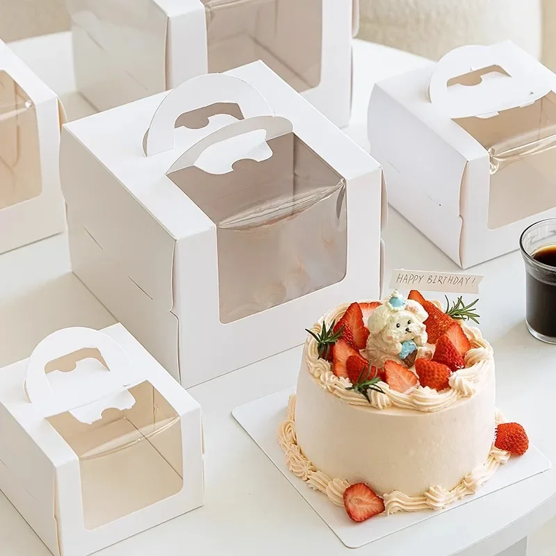 10pcs White Cake Box with Hand - đánh giá và giá Wedding Supply.Box