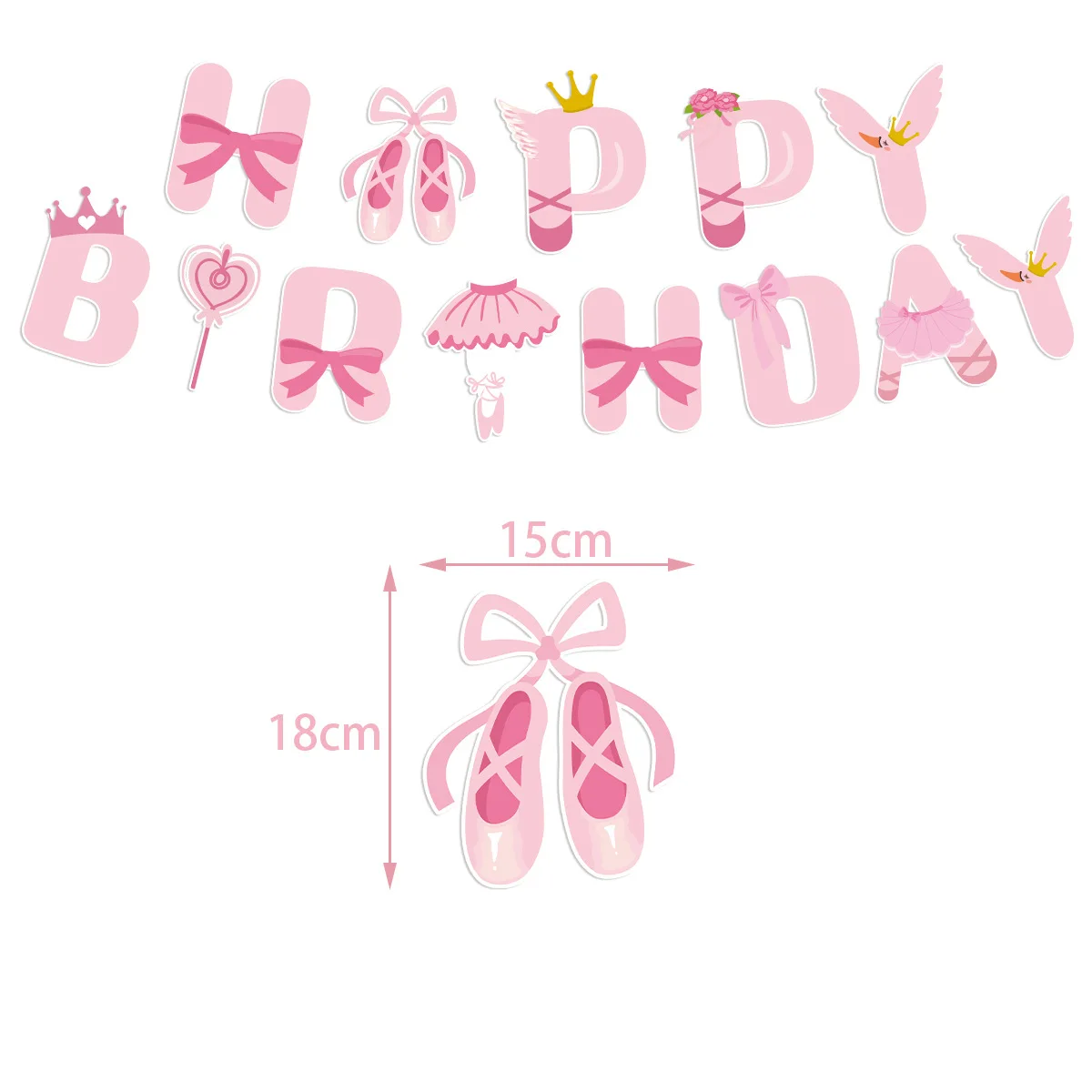 Pink Ballerina Ballet girl Hap - đánh giá và giá Confetti Balloon Set