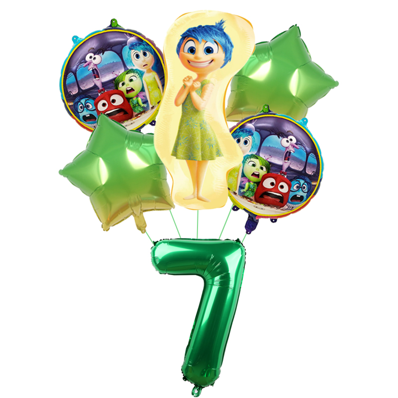 6pcs New Inside Out2 Balloons  - đánh giá và giá Confetti Balloon Set