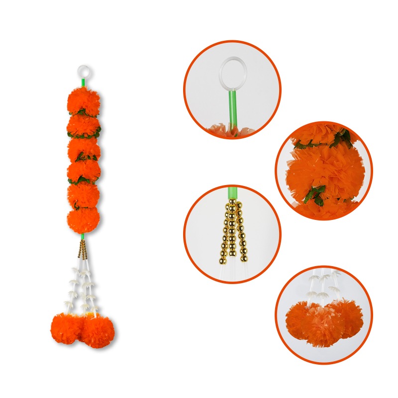Marigold Flower String Lights  - đánh giá và giá Indian Wedding Decor Supply