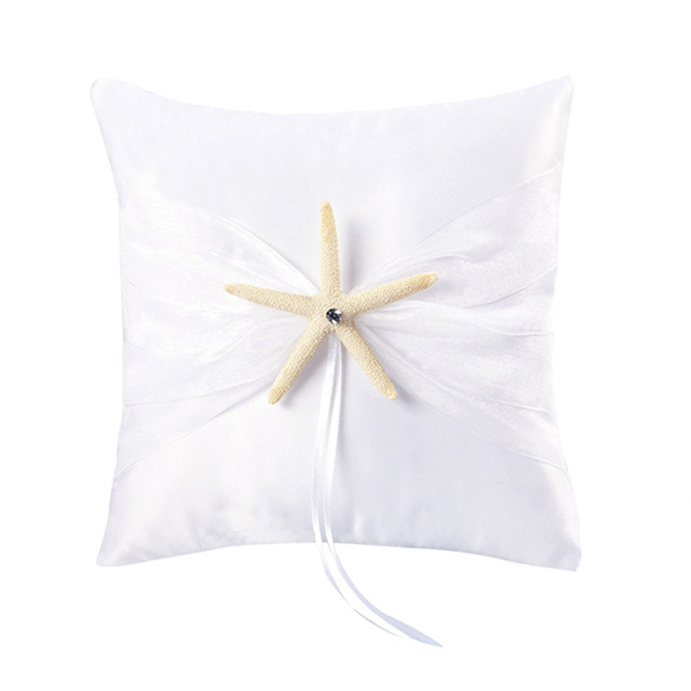 Romantic Sea Star Wedding Ring - đánh giá và giá Ring Bearer Pillow