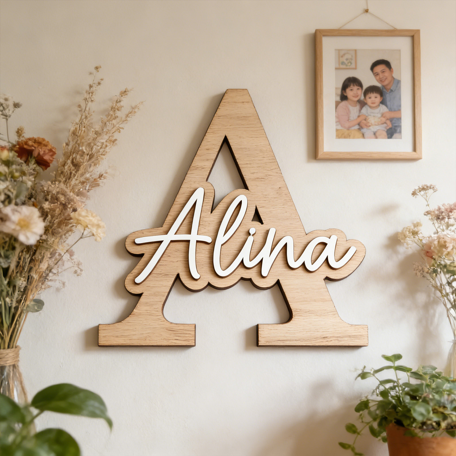 1pc Wooden Plaque with Customi - đánh giá và giá Wedding Souvenir