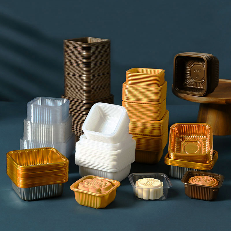 100pcs Mooncake Plastic Tray P - đánh giá và giá Wedding Supply.Box