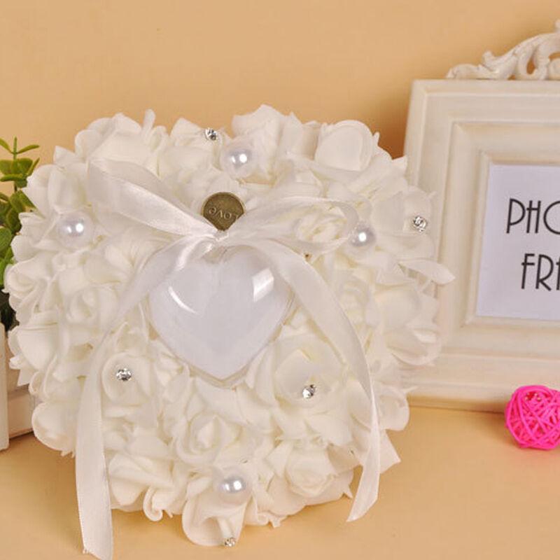 Lễ Cưới Ngà Satin Pha Lê Người - đánh giá và giá Ring Bearer Pillow